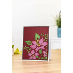 Gemini 3D kohokuviointikansio ja sapluuna Beautiful Lilies
