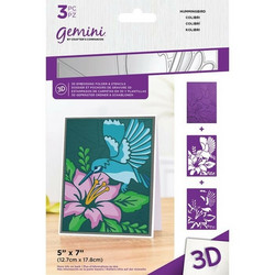Gemini 3D kohokuviointikansio ja sapluuna Humming Bird