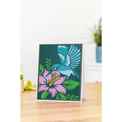 Gemini 3D kohokuviointikansio ja sapluuna Humming Bird