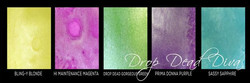 Lindy's Stamp Gang Shimmer Magicals -jauheet, Drop Dead Diva