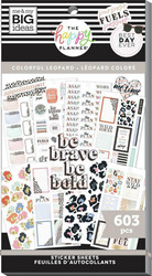 Mambi Happy Planner Value Pack -tarrapakkaus Colorful Leopard