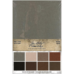 Tim Holtz Idea-Ology paperikko Kraft-Stock Neutral