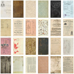Tim Holtz Idea-Ology Backdrops -paperipakkaus, 6