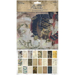 Tim Holtz Idea-Ology Backdrops -paperipakkaus, 6