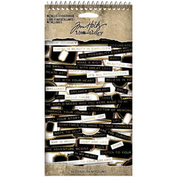 Tim Holtz Idea-ology tarrakirja Metallic