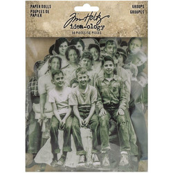 Tim Holtz Idea-Ology Die-Cut -leikekuvat, Paper Dolls, Groups
