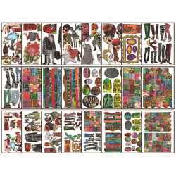 Dyan Reaveley's Dylusions Collage Sheets -paperipakkaus, setti 4