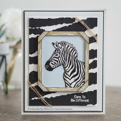 Creative Expressions stanssi Zebra