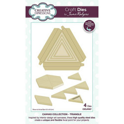 Creative Expressions stanssi Canvas Collection Triangle