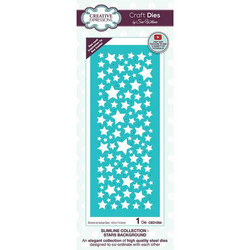 Creative Expressions stanssi Slimline Stars Background