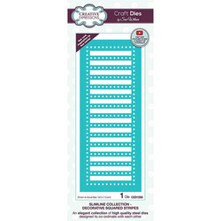 Creative Expressions stanssi Slimline Decorative Squared Stripes
