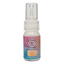 Cosmic Shimmer Pixie Sparkles -jauhe, sävy Coral Crush