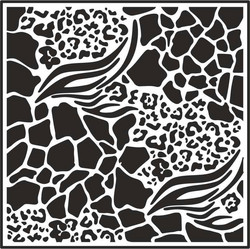 Creative Expressions sapluuna Animal Prints, 7
