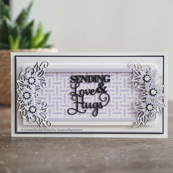 Creative Expressions sapluuna Basket Weave Slimline