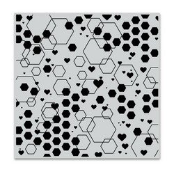 Hero Arts leimasin Abstract Honeycomb Bold Prints