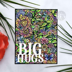 Hero Arts leimasin Butterfly Garden Background