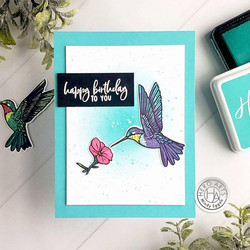 Hero Arts leimasin- ja stanssisetti Color Layering Hummingbird