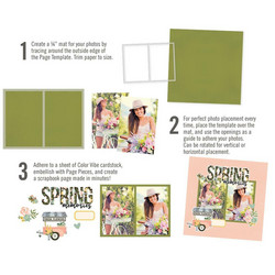 Simple Stories Simple Pages Page Template #4 -sapluuna