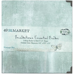 49 and Market Foundations Essential Binder- kansio, Vintage Sky