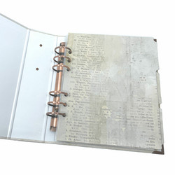 49 and Market Foundations Essential Binder- kansio, Vintage Cream