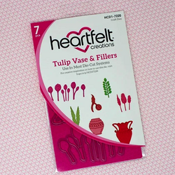 Heartfelt Creations Tulip Vase & Fillers -stanssi