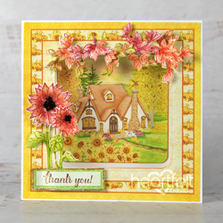 Heartfelt Creations Cottage Autumn 'scapes -leimasin