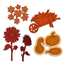 Heartfelt Creations Cottage Autumn 'scapes -stanssi
