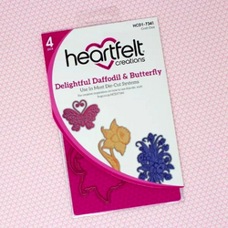 Heartfelt Creations Delightful Daffodil & Butterfly -stanssi