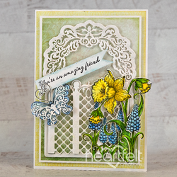 Heartfelt Creations Delightful Daffodil & Hyacinth -leimasin
