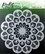 Picket Fence sapluuna Peacock Mandala