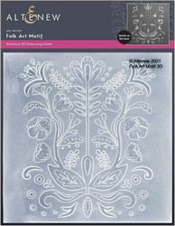 Altenew 3D kohokuviointikansio Folk Art Motif