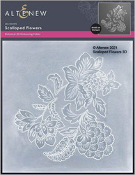 Altenew 3D kohokuviointikansio Scalloped Flowers