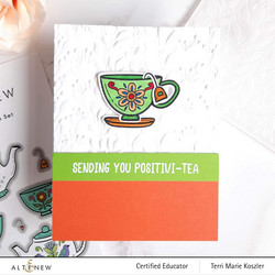 Altenew Tea for Two Simple Coloring -sapluuna