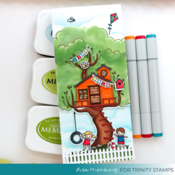 Trinity Stamps stanssi Treetop Adventures
