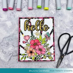 Trinity Stamps leimasin First Bloom