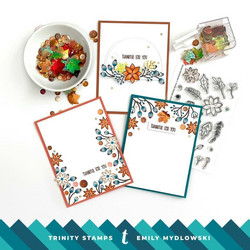 Trinity Stamps leimasin Winter Botanical
