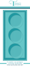 Trinity Stamps stanssisetti Mini Modern Embossed Slimline