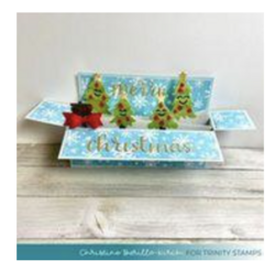 Trinity Stamps stanssi Slimline Series: Wide Box Card