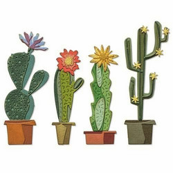 Sizzix Tim Holtz Thinlits stanssi Funky Cactus