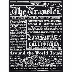 Stamperia sapluuna Sir Vagabond The Traveler