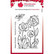 Woodware leimasin Flower Blooms