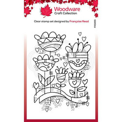 Woodware leimasin Love Garden