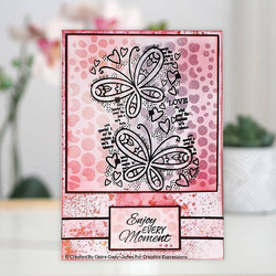 Woodware leimasin Butterfly Confetti