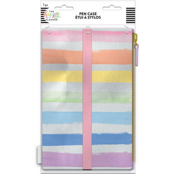 Mambi Banded Pouch -penaali, Pastel Rainbow