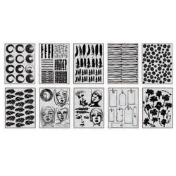 Dina Wakley Media Collage Tissue -paperipakkaus Elements