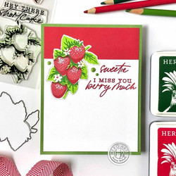 Hero Arts Strawberries -leimasinsetti