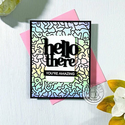 Hero Arts leimasin Grafitti Lines Bold Prints