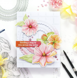 Pinkfresh Studio leimasinsetti It's A New Day Floral