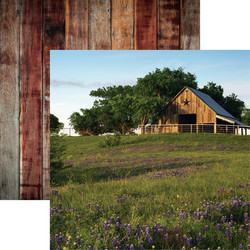 Reminisce Barnwood Beauty skräppipaperi #1