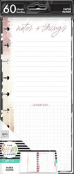 Mambi Happy Planner Classic Half Sheet paperipakkaus, Notes and Things